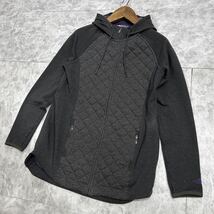 F ■ 人気モデル '洗礼されたデザイン' THE NORTH FACE ノースフェイス 素材 切り替え ジップアップ パーカー sizeM 上着 アウター 古着_画像1