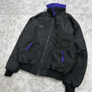 F ■ 古着 '着心地抜群' Columbia コロンビア 高品質NYLON 裏ボア ジップアップ ジャケット / ブルゾン M メンズ 上着 アウター WM5590