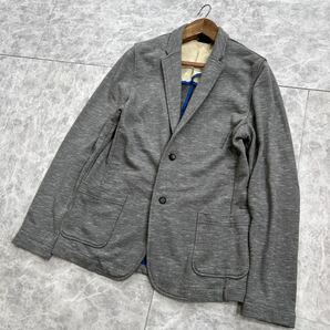 FF ■ 着心地抜群 '高級感溢れる' BOSS HUGO BOSS ヒューゴボス COTTON スウェット テーラードジャケット L メンズ 上着 アウター 古着 の画像1