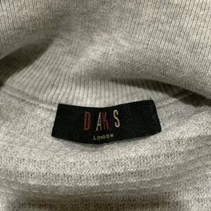 G ▼ 都会のカジュアルウェア '日本製' DAKS LONDON ダックス サーマルニット ストレッチ コットン100% ジップアップ 長袖 ジャケット Mの画像8