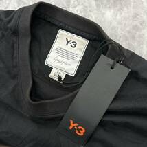 1円~ ＊ 20SS '人気モデル' Y-3 ワイスリー adidas YOHJI YAMAMOTO 半袖 ロゴ Tシャツ / カットソー S メンズ トップス 黒 FN3358_画像5
