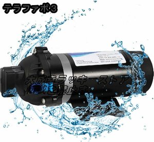 高圧ポンプ 給水 排水ポンプ ダイヤフラムポンプ 電動ウォーターポンプ 最大揚程110ｍ 160PSI 最大吐出量6-7L/min 低騒音 車用 (12V/6L)