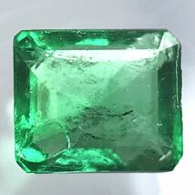 (天然エメラルド0.328ct)a約4.5×3.8mmソーティング付 ルース 裸石 宝石 ジュエリーjewerly emerald i_画像1