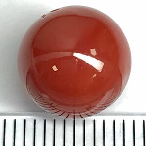 (天然本珊瑚)a 9.890ct 11.3×11.3mm ルース 裸石 宝石 coral コーラル さんご 丸玉 サンゴ DA0/DA0テEB0 iの画像1