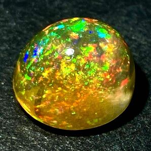 遊色効果!!(天然ファイアオパール3.633ct)a 約9.8×8.9mm ルース 裸石 宝石 ジュエリー fire jewelry opal sの画像1