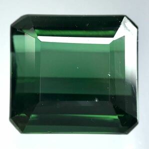 3ctUP!!(天然グリーントルマリン3.917ct)a 約9.4×8.8mm ルース 裸石 tourmaline Green 宝石 ジュエリー ソーティング iの画像1