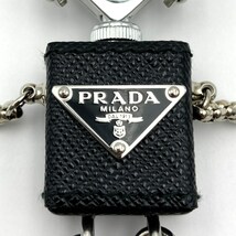 プラダ キーホルダー キーリング チャーム ロボット ブラック シルバーカラー PRADA_画像4