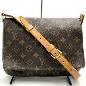 ルイ・ヴィトン M51257 ミュゼットタンゴ ショート ショルダーバッグ ブラウン モノグラム LOUIS VUITTON