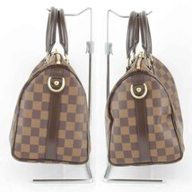 美品『USED』 LOUIS VUITTON ルイ・ヴィトン スピーディバンドリエール25 N41368 ハンドバッグ ダミエ ダミエキャンバス_画像3