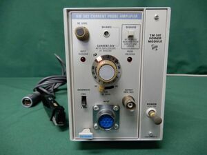 ■TEKTRONIX AM503 CURRENT PROBE AMPLIFIER A6302 電流プローブ付 テクトロニクス■