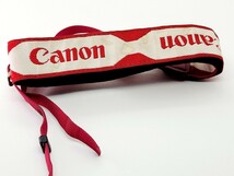 【B 並品】Canon キヤノン CPS プロストラップ 紅白 赤色(レッド)×白色(ホワイト) カメラ ストラップ プロスト 幅3８ｍｍ_画像5