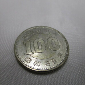 東京オリンピック記念100円銀貨 百円 1964年 昭和39年 日本 硬貨 1枚 ⑪の画像3