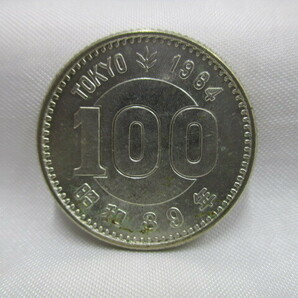 東京オリンピック記念100円銀貨 百円 1964年 昭和39年 日本 硬貨 1枚 ⑫の画像1