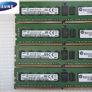 在庫僅少【今週のサーバー向けメモリ(保証付き)】SAMSUNG 1R*4 PC4-2133P-RC0-10-MB1 8GB×4枚 計32GBの画像1