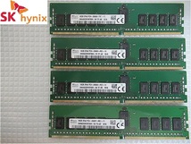 少量入庫【今週のサーバー向けメモリ(保証付き)】SKhynix 2R*8 PC4-2666V-RE2-12 16GB×4枚　計64GB_画像1