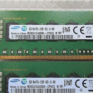 入庫【今週のサーバー向けメモリ(保証付き)】SAMSUNG 2R*8 PC4-2133P-RE0-10-DC0 8GB×4枚 計32GBの画像2