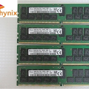 少量入庫【今週のサーバー向けメモリ(保証付き)】SKhynix 2R*4 PC4-2666V-RB2-11 32GB×4枚 計128GBの画像1