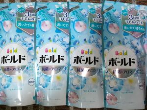 《P&G》 ボールドジェル 爽やかフレッシュフラワーサボンの香り つめかえ用 400g×4本