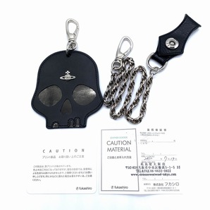 Vivienne Westwood MAN Skull Pass Case Key Chain ヴィヴィアンウエストウッド スカルパスケース キーチェーンの画像10