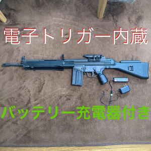 東京マルイ H&K G3 SG/1 電動ガン 電子トリガー内蔵 バッテリー＆充電器付き　（G3 SG1 SG-1 カスタム品）