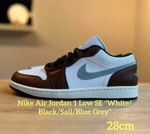 Nike Air Jordan 1 Low SE White/Blue Grey