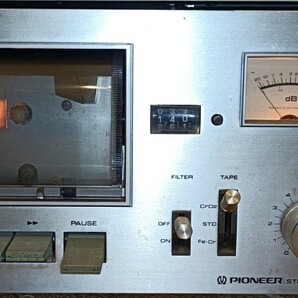 nn0202 196 AKAI ステレオアンプ AM-M7 / PIONEER ステレオカセットテープデッキ CT-570 / CT-2 中古 現状品 ジャンク オーディオの画像4