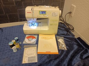 nn0202 072 JANOME ジャノメ コンピューターミシン MODEL 808型 中古 現状品 ミシン 裁縫 縫製 ハンドメイド 動作品