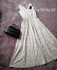 新品 La TOTALITE ラトータリテ LIBERTY リバティ ロデン ワンピース 綿 ノースリーブ 花柄 春夏 フレア