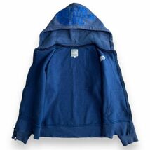 国内正規 THE NORTH FACE ザ ノースフェイス Rearview Hoodie リアビュー フーディー NTW11530 スウェット ジップ パーカー L ブルー_画像3