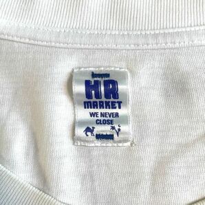 日本製 H.R.MARKET ハリウッドランチマーケット ハリラン 聖林公司 半袖 プリント デザイン Tシャツ S/S コットン トップス 3 ホワイト 白の画像3