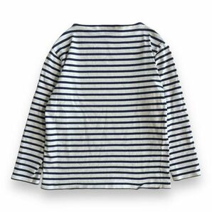 フランス製 SAINT JAMES セントジェームス 長袖 ボーダー ボートネック バスク シャツ L/S Tシャツ ロンT トップス カットソー 36 ホワイトの画像6