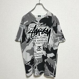 Stussy ワールドツアー 半袖Tシャツ ドット柄