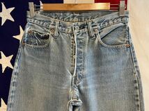 ★66後期★USA製★ボタン裏刻印6★501★LEVI’S★リーバイス★セルビッチ★黒カン★スモールe★デニムパンツ★W29★ヴィンテージ70s80s★_画像5