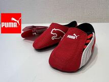 ★未使用タグ付き★PUMA★プーマ★ファーストシューズ★ベビーシューズ★靴★スリッポン★レッド★赤★US3★11.0cm★181847 01★_画像1