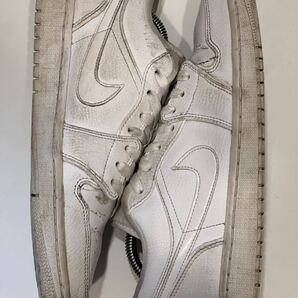 ★NIKE★ナイキ★AIR JORDAN 1 RETRO LOW★エアジョーダン1ロー★553558-126★ローカットスニーカー★トリプルホワイト★白★US9★27.0cm★の画像5