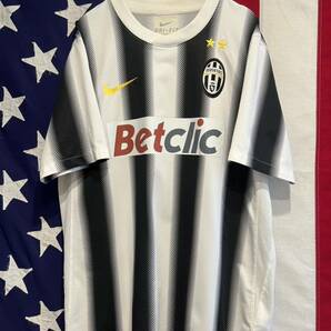 ★NIKE★ナイキ★JUVENTUS★ユベントス★11-12ユニフォーム★ホーム★半袖★DRI-FIT★吸汗速乾 ★3Dストライプ柄★白×黒★Mサイズ★419993の画像2