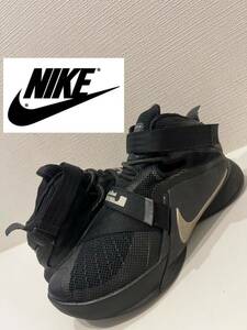 ★NIKE★ナイキ★LEBRON SOLDIER 9★レブロンソルジャー9★749417-001★ハイカットスニーカー★ブラック×シルバー★黒★US8.5★26.5cm★