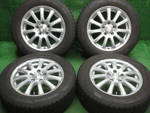 中古 ホイールタイヤ 4本 205/60R16 2021年製 8分山 ラストラーダ α スタッドレス タイヤ TOYO　ウィンタートランパス TX