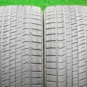 中古 ホイールタイヤ 4本 255/40R18 2018年製 8分山 ボルベット タイプBL5 スタッドレス タイヤ ブリヂストン ブリザック VRX2の画像6