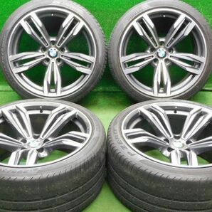 中古 ホイールタイヤ 4本 265/35R20 2014年製 6分山 BMW M6 F06 グランクーペ 純正 Mスポーツ ラジアル タイヤ ピレリー P-ZEROの画像1