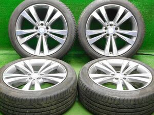 中古 ホイールタイヤ 4本 245/45R19 2021年製 7分山 ベンツ Sクラス W222 純正 ラジアル タイヤ ピレリ P ZERO