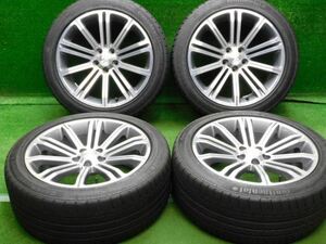 中古 ホイールタイヤ 4本 235/45R18 2013年製 7分山 プジョー RCZ 純正 ラジアル タイヤ コンチネンタル スポーツコンタクト3