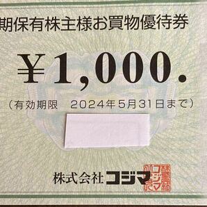 コジマ ビックカメラ 優待券9,000円分(1,000円券×9枚)の画像3