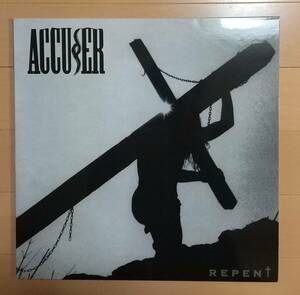 【ACCUSER/REPENT/ドイツ出身/スラッシュ系/1992年作品/LPレコード盤/中古品】