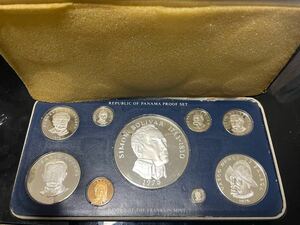 パナマ　1975年　プルーフセット　銀貨　海外　コイン世界のコイン