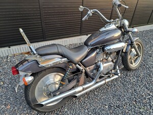 栃木県　V-TWIN マグナ250 実働　書付　おまけ自賠責付　ホンダ　アメリカン　ベース　サイドケース