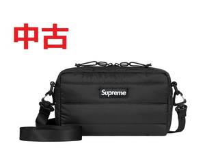 【100円スタート～ 中古】Supreme 22/FW Puffer Side Bag Black／パファーサイドバッグ／黒