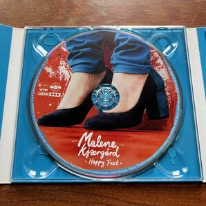 【CD デンマーク 女性ジャズ・ヴォーカル稀少盤 美女ジャケ】MALENE KJAERGARD『HAPPY FEET』マレーネ・ケアゴー/ピーター・ローゼンタールの画像3
