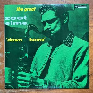 【美品！完全オリジナル復刻盤 BETHLEHEM ワンホーン最高傑作】ZOOT SIMS『DOWN HOME』ズート・シムズ / GEORGE TUCKER / DANNIE RICHMOND