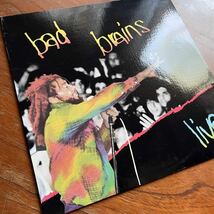 【激レア美盤！US初回オリジナル盤 元祖ハードコア 】BAD BRAINS『LIVE』バッド・ブレインズ/CLASH/FISHBONE/RED HOT CHILI PEPPERS/MOBY_画像1